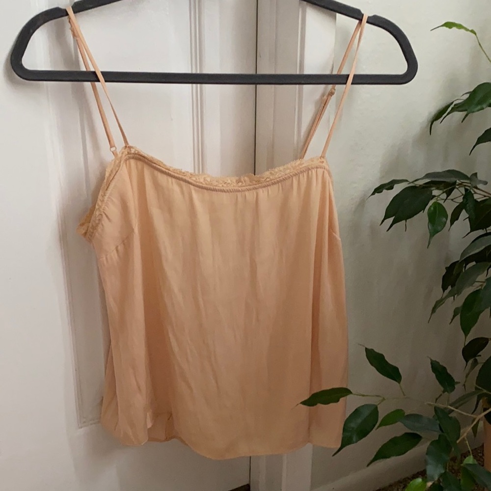 Nude silky camisole